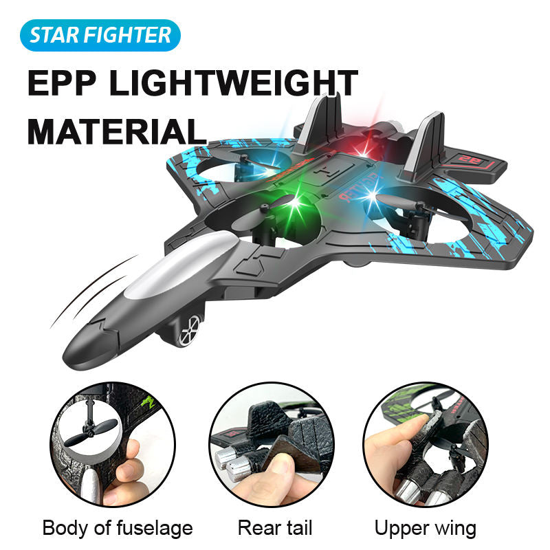 Rc fighter jet 2.4GHz Remote control 360 Rotating