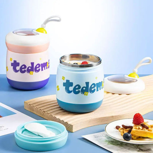 Premium Quality Steel Soup Bowl Cum Snack Box