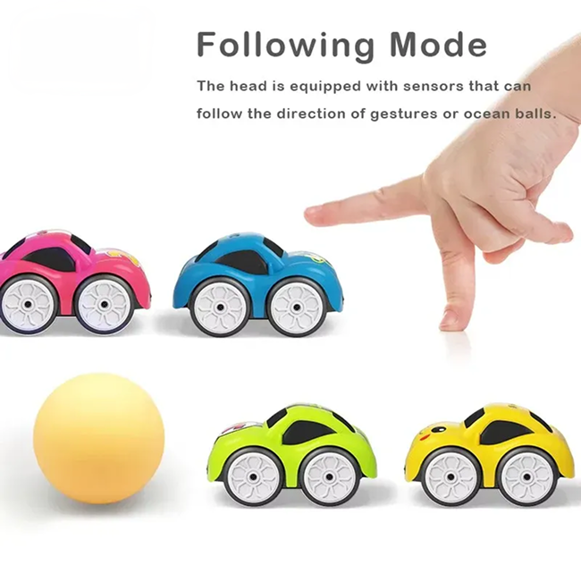 RC Intelligent Sensor Car for Kids with Line Following Technology | 2.4GHz Remote Control Smart Toy Car with LED Lights, Music & Magic Pen Track